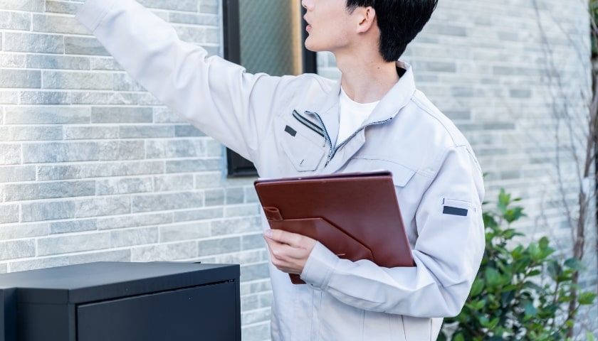 自社工事保証があるか確認